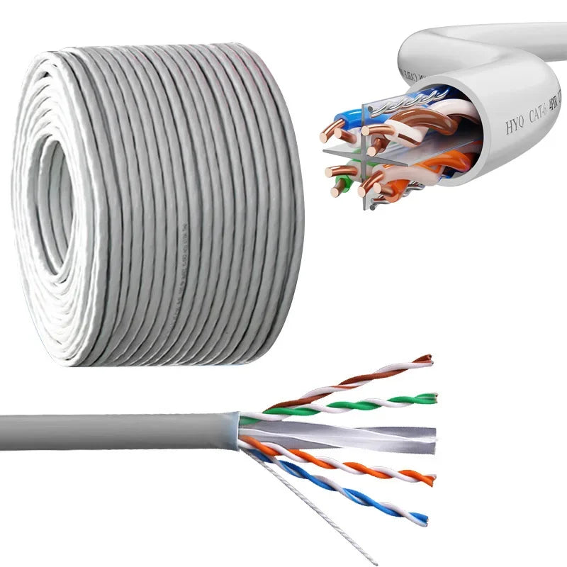 20M 5M UTP Ethernet Cat 6 RJ45 Cable LAN Wire Computer Networking Modem Patch Cord RJ45 Network LAN Cord for PC PS5 PS4 PS3 Xbox