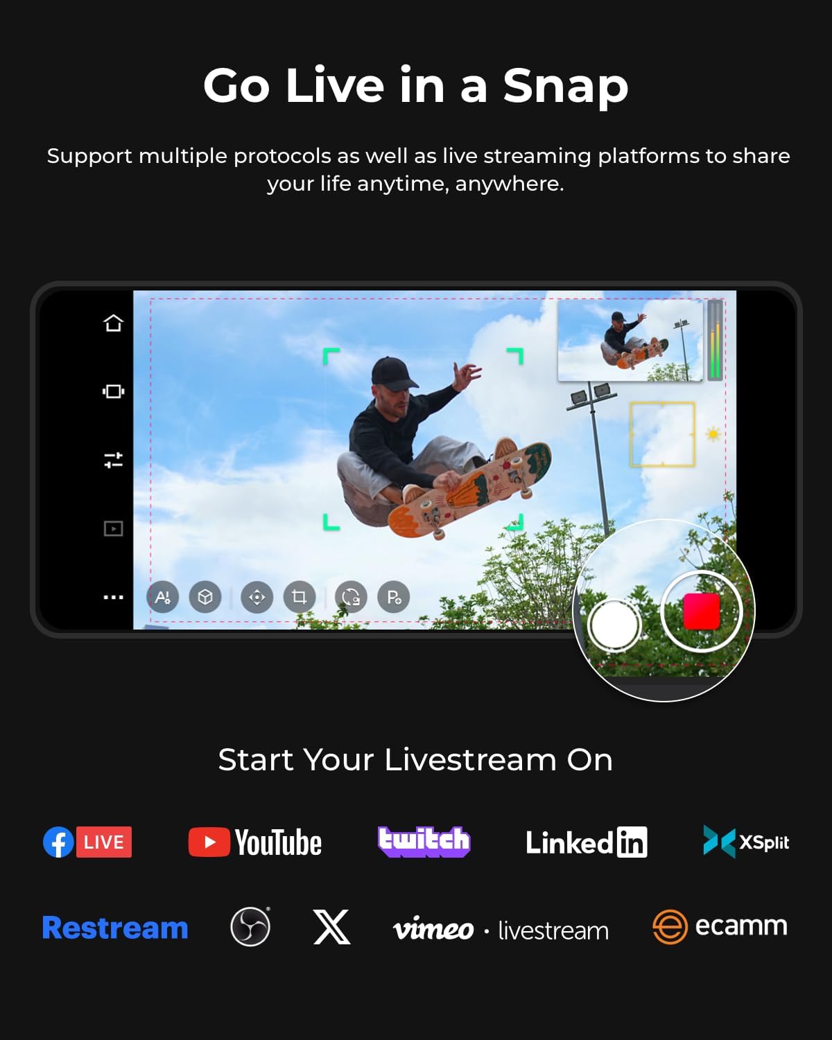 FAZE1 AI-Powered Tracking PTZ Camera, AI-Powered Tracking PTZ Camera with NDI Support, Intelligent APP, Gesture Control, Wireless Webcam Live Stream for Churches, Sports, Music Live, etc.