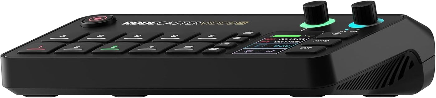 RØDE RØDECaster Video S – Podcast Video Switcher and Audio Interface – Multi-Camera, 4 x Video Inputs (HDMI and USB), 1080p60, Multi-Source Scenes
