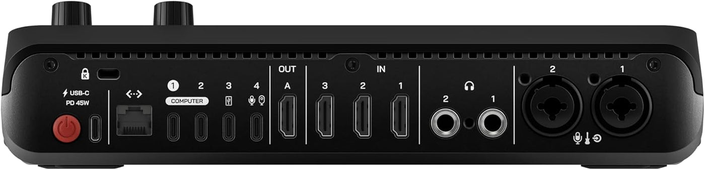 RØDE RØDECaster Video S – Podcast Video Switcher and Audio Interface – Multi-Camera, 4 x Video Inputs (HDMI and USB), 1080p60, Multi-Source Scenes