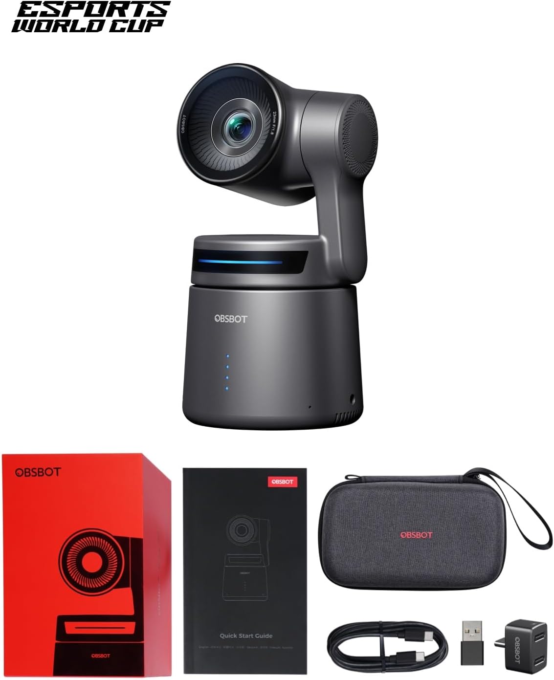 FAZE1 AI-Powered Tracking PTZ Camera, AI-Powered Tracking PTZ Camera with NDI Support, Intelligent APP, Gesture Control, Wireless Webcam Live Stream for Churches, Sports, Music Live, etc.