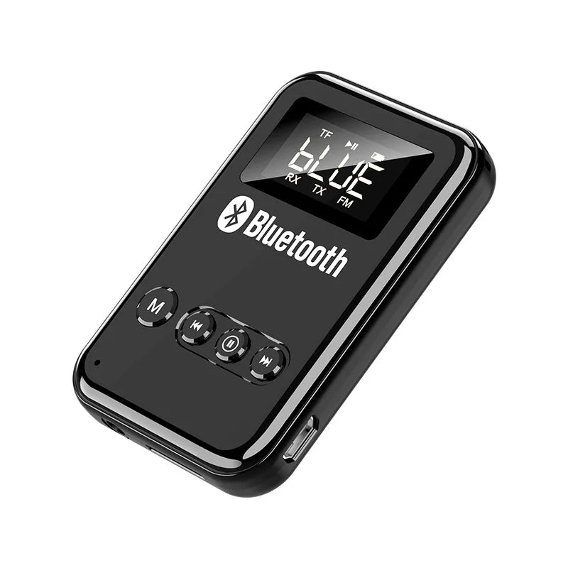 Bluetooth 5.0 Receiver Transmitter 2-in-1 Adapter Suitable for Computer Speakers Car FM