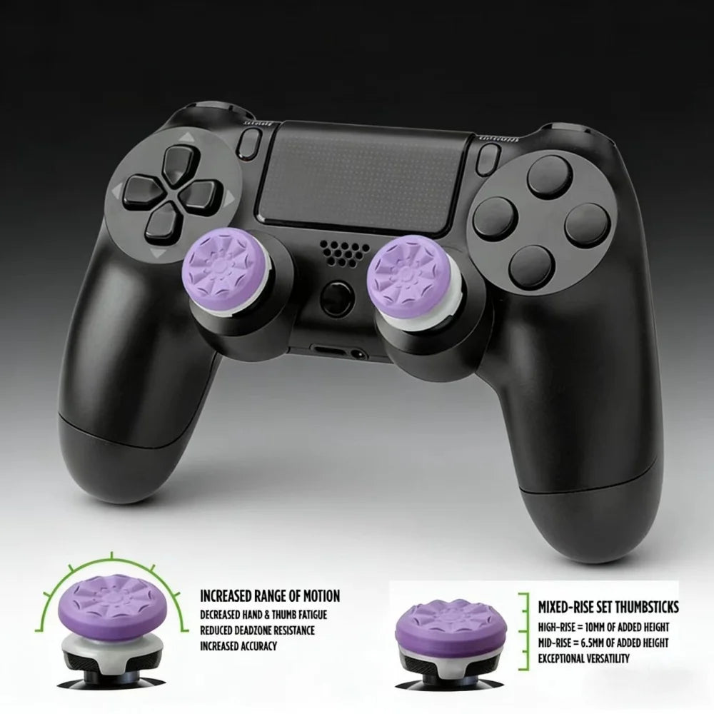 2pcs Silicone Thumb Grip for Ps5/ ps4 For P5 Joystick Booster Caps  Game Controller Accessories Rocker cap pair Supports Ps4/P5