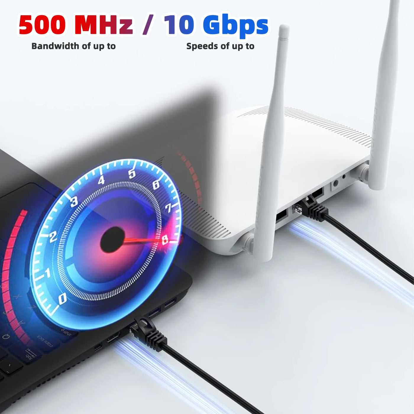 Ethernet Cable Cat6 Network Patch Lan Cable 26AWG RJ45 0.1M 0.2M Round for PS 5 Router PC Computer Internet Outdoor Cable CAT6