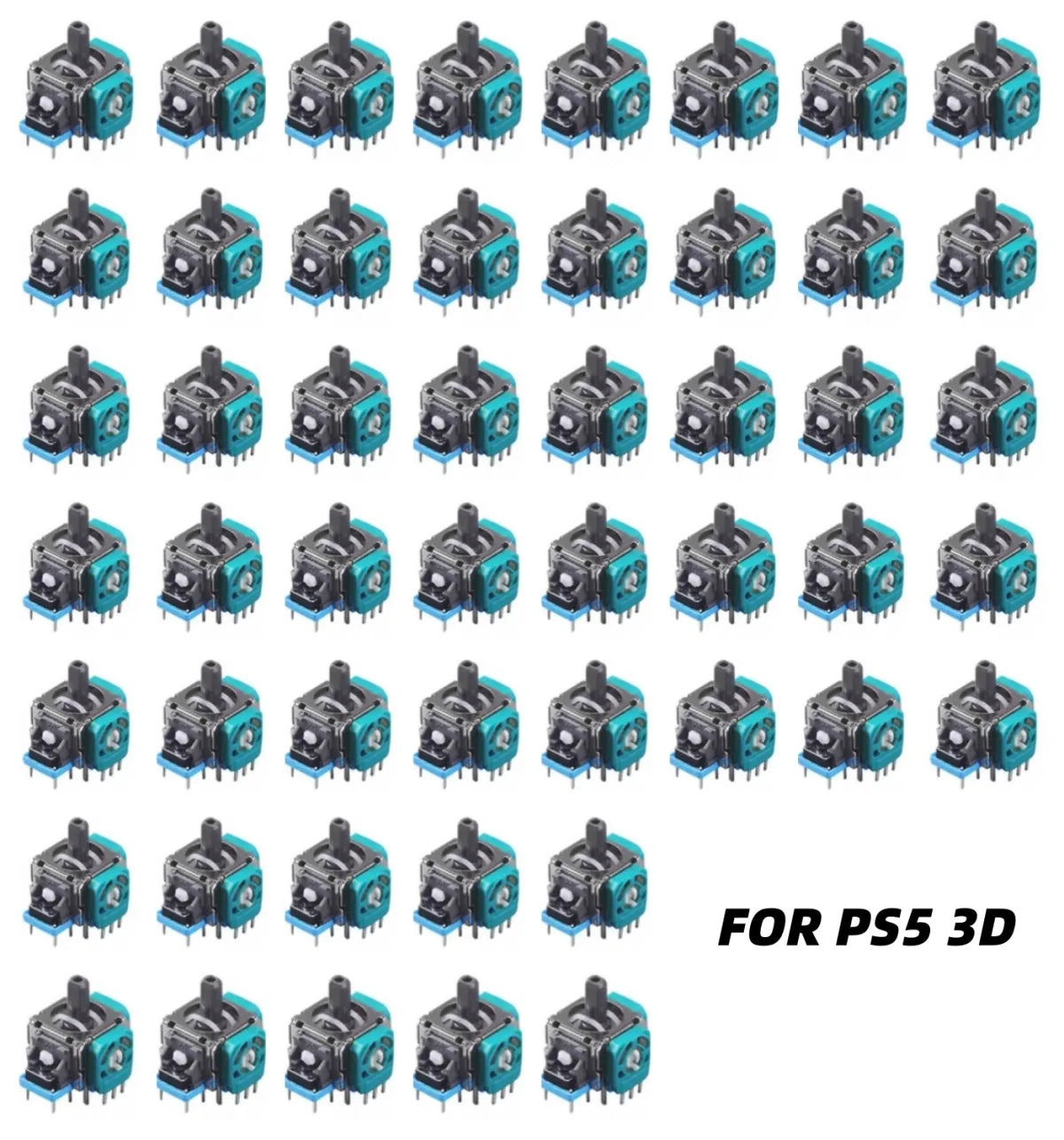 ORIGINAL 10PCS-50Pcs Replacement 3D Analog Joystick for PS5/PS4/Xbox One/Series Controller ThumbStick Repair Parts Accessory