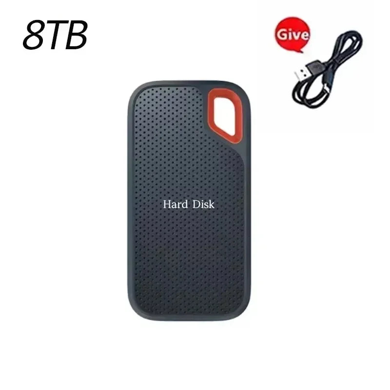 Lenovo Hard Disk SSD 256TB Mobile E60 2TB 8TB 128TB USB 3.1 HD External Hard for Laptop PS5 Mobile Hard Disk HDD Storage Devices