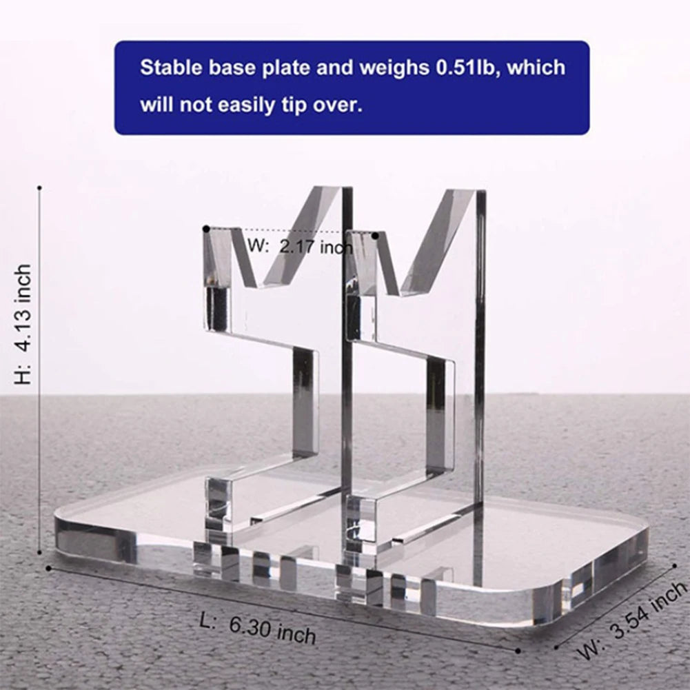 Game Controller Holder Acrylic Gamepad Display Support Transparent Accessories for Switch Pro/PS5/Xbox Series X/PS4 Joystick