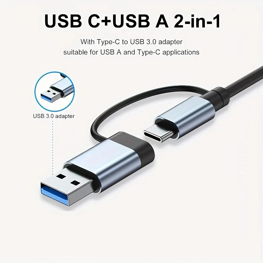 USB 3.0 HUB Type C to 7 Port USB HUB USB3.0 Adapter Multi Splitter High Speed 5 Gbps With PD USB C For Macbook Pro Air PC Laptop