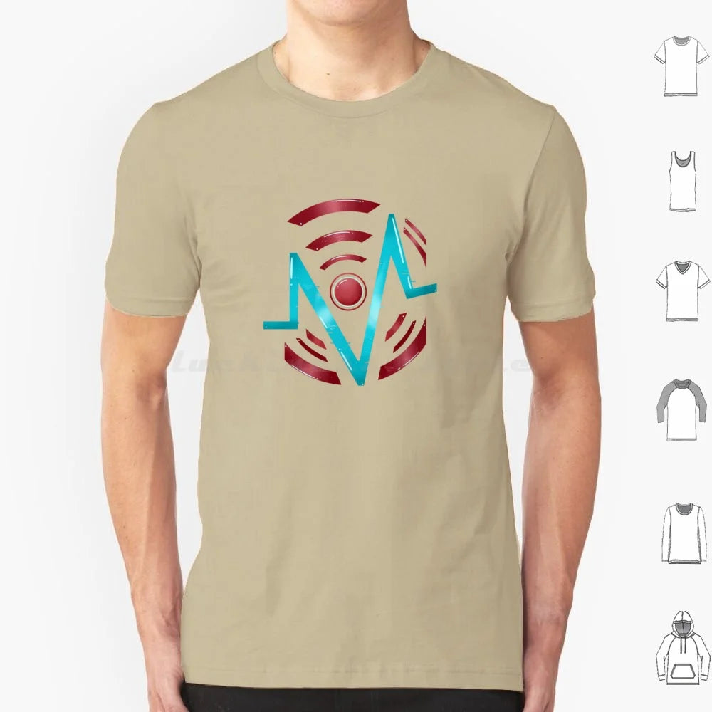 Vox Logo T Shirt Men Women Kids 6xl Vox Hazbin The Vees Velvette Vivziepop Tv Radio Demon Alastor Vox Laptop Hydro