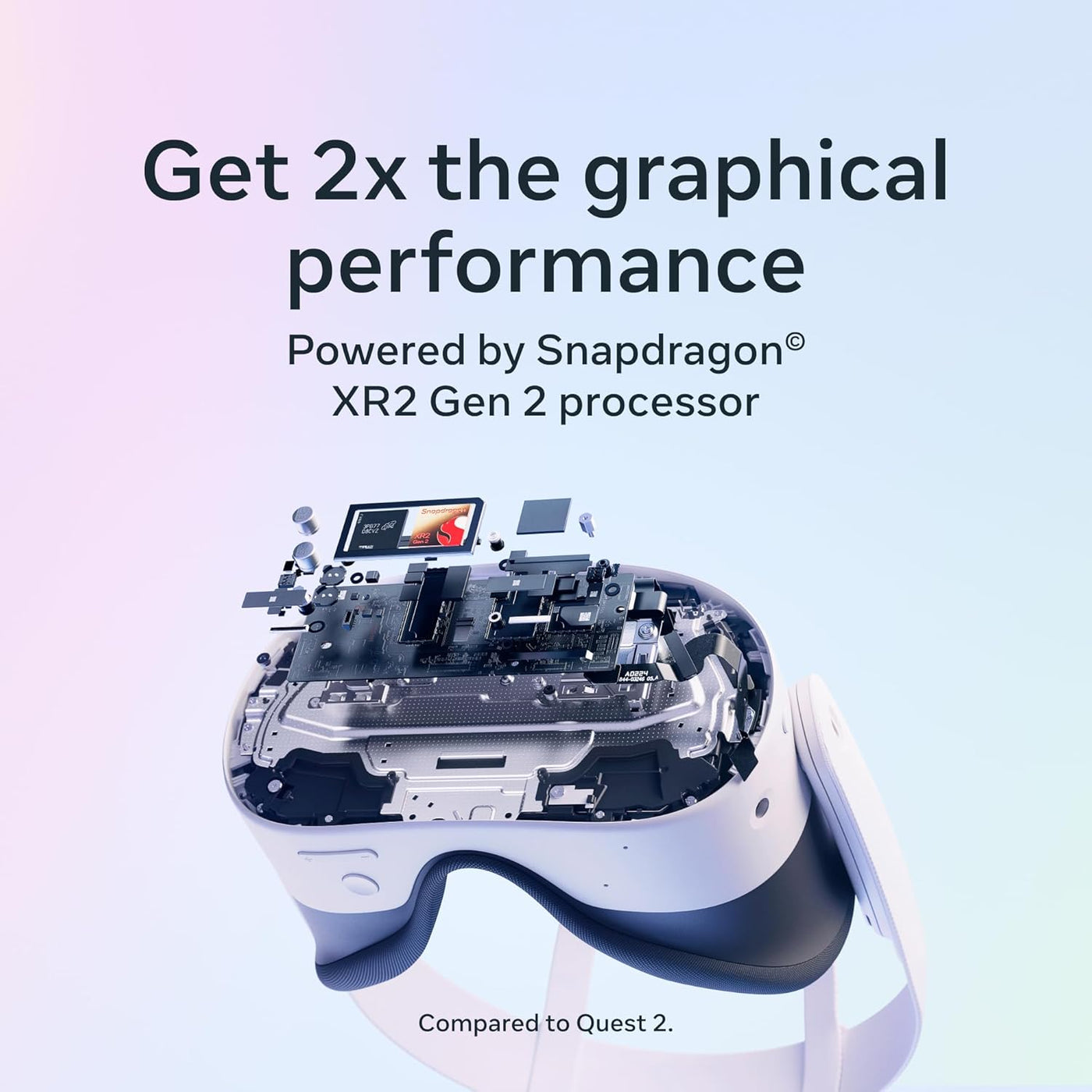 Meta Quest 3S 128GB | VR Headset | 33% More Memory | 2X Graphical Processing Power | Virtual Reality Without Wires | Access to 100+ Games with a 3-Month Free Trial of Meta Horizon+ Included