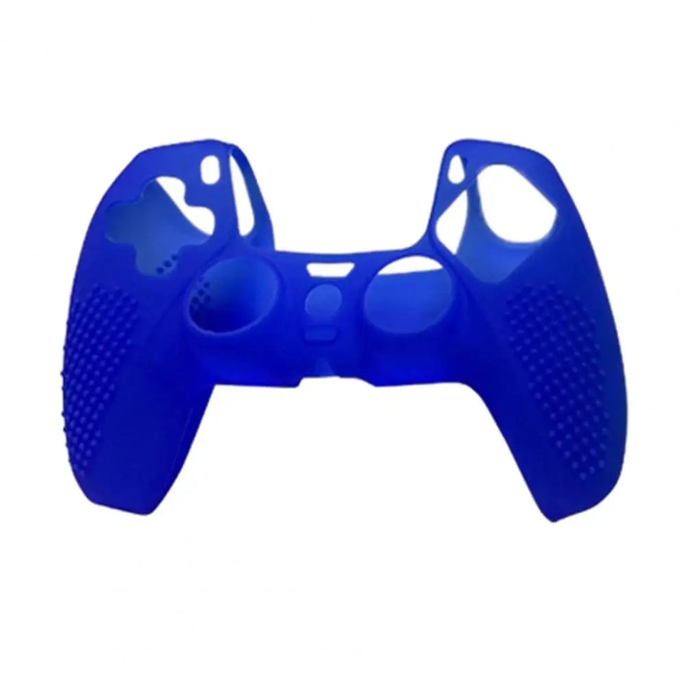 Silicone Protective Skin Cover Shell for 5 PS5 Controller Anti Slip Rubber Case with 2 Thumb Grips Accessories Set