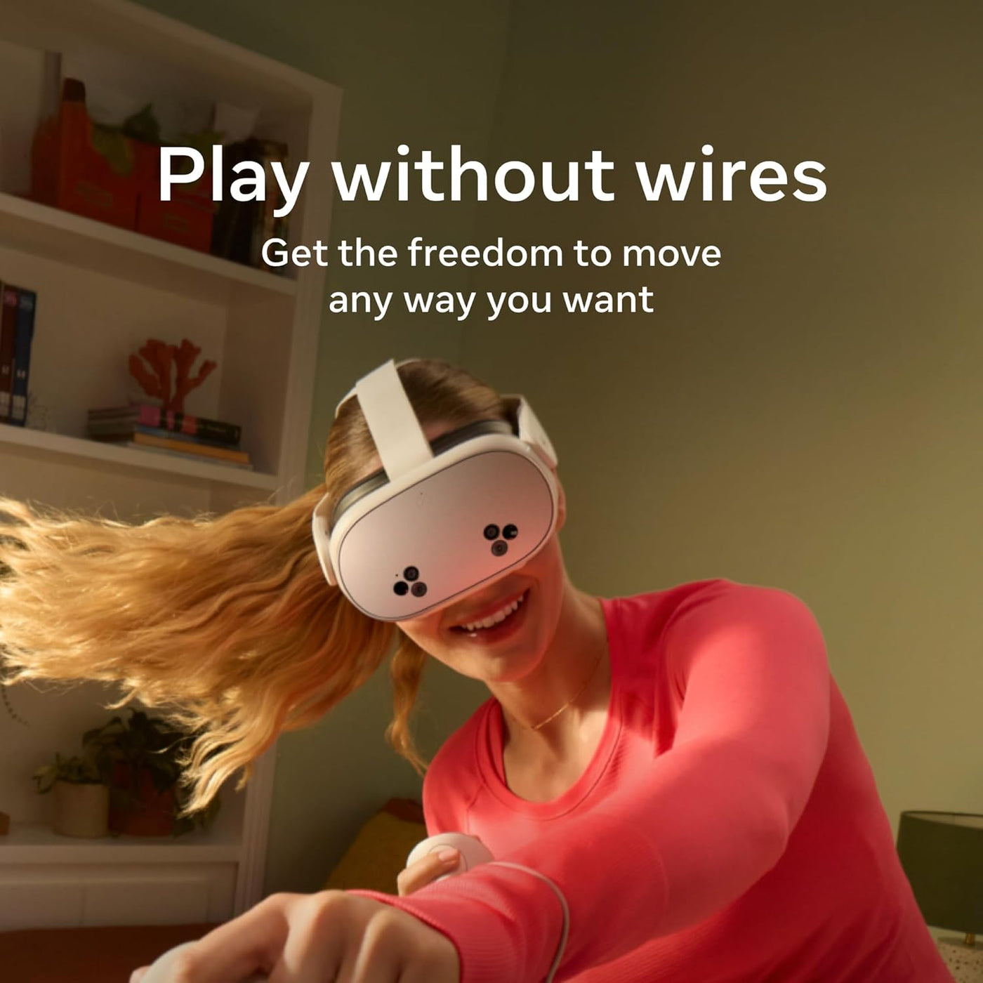 Meta Quest 3S 128GB | VR Headset | 33% More Memory | 2X Graphical Processing Power | Virtual Reality Without Wires | Access to 100+ Games with a 3-Month Free Trial of Meta Horizon+ Included