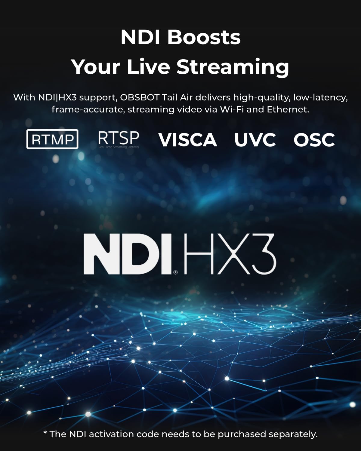 FAZE1 AI-Powered Tracking PTZ Camera, AI-Powered Tracking PTZ Camera with NDI Support, Intelligent APP, Gesture Control, Wireless Webcam Live Stream for Churches, Sports, Music Live, etc.