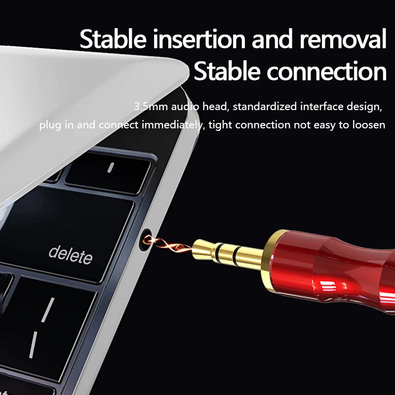 YONGWEI gold-plated 3.5mm audio plug stereo AUX car audio system computer head-mounted headset audio cable repair welding head