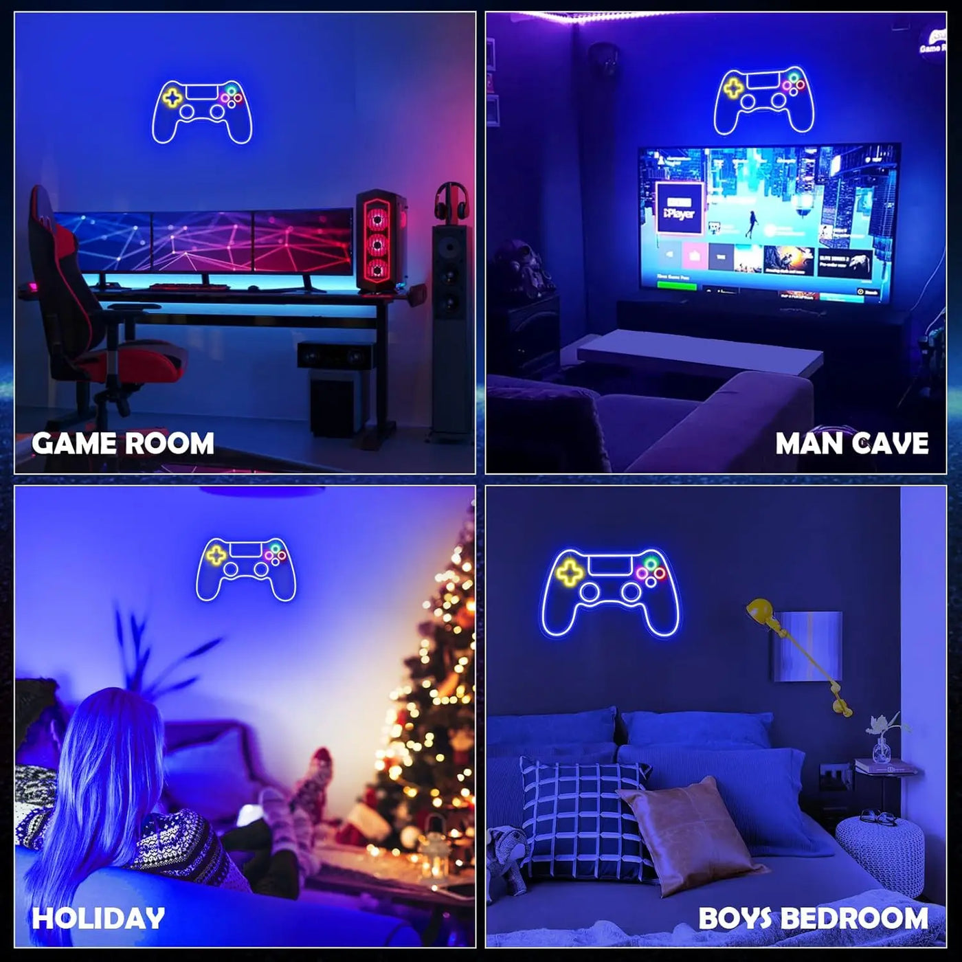 Gamer Neon Sign USB Dimmable Gamepad LED Light Gaming Room Bar Bedroom Decorations neon personnalisé Gift led sign