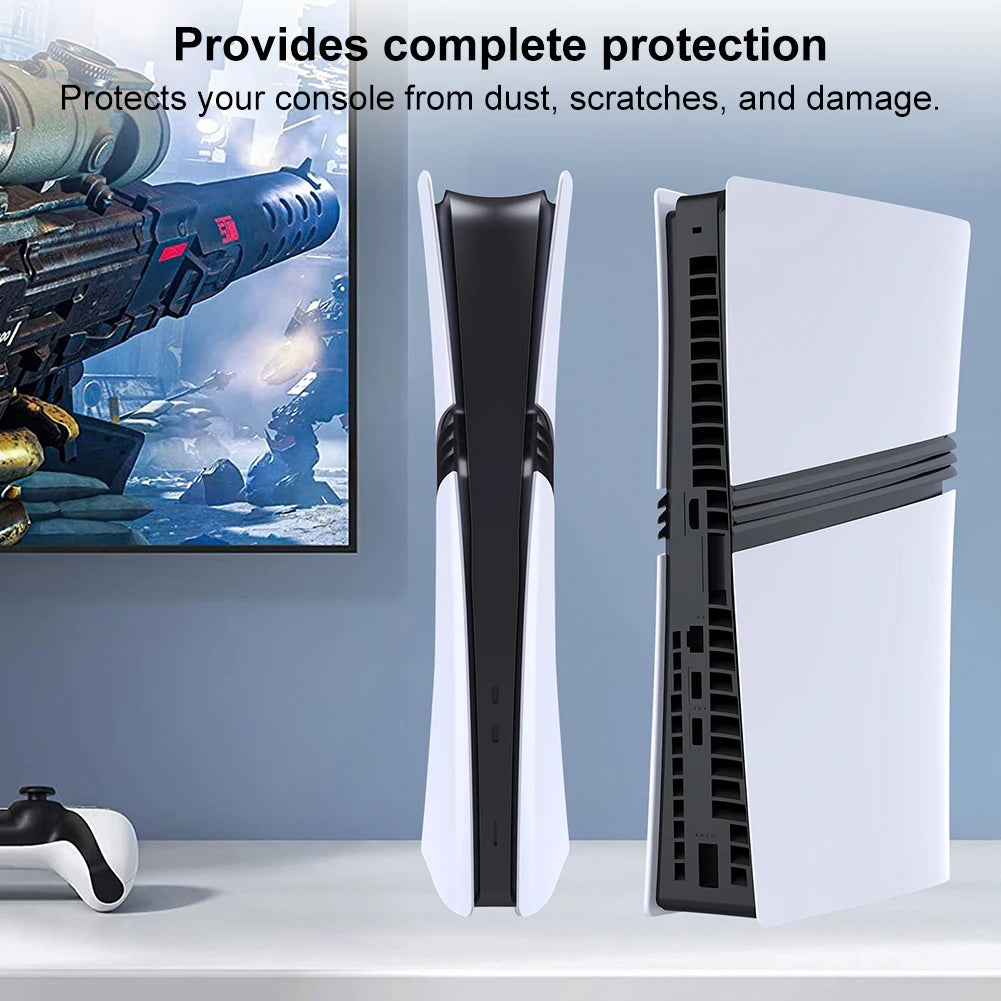 Plates for PS5 Pro Disc/Digital Edition Console Shell Panels Anti-Scratch ard Shell Face Plate Console Cover Dustproof Shell