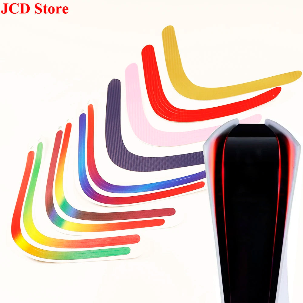 1PCS For PS5 Host Light Bar Rainbow Gradient Sticker Self Adhesive Decals LED Lightbar For PS 5 Game Accessories