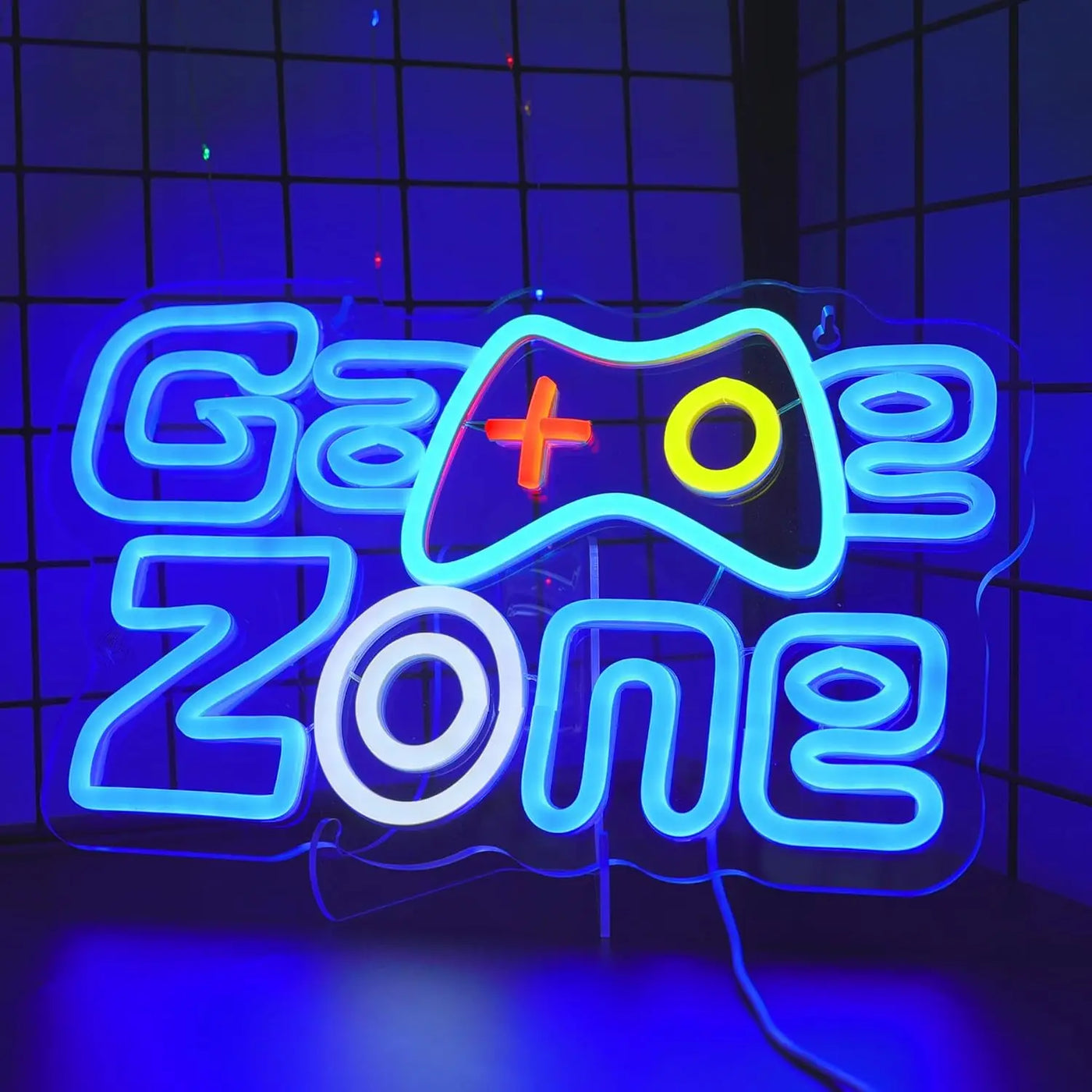 Game Zone Neon Sign Room Decor Art Wall Light USB LED Neon Light for Gaming Room Club Bar Aesthetic Bedroom Decoration Gift