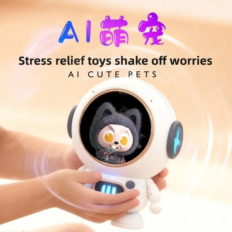 MiNi astronaut AI large model intelligent speaker M2 Bluetooth speaker  clock WIFI networked AI speaker Outdoor speaker