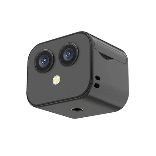 4K WiFi Camera Wireless Monitor Camera Dual Lens 170° Wide Angle APP Remote Two-Way Intercom Built-in Battery Magnetic Wireless