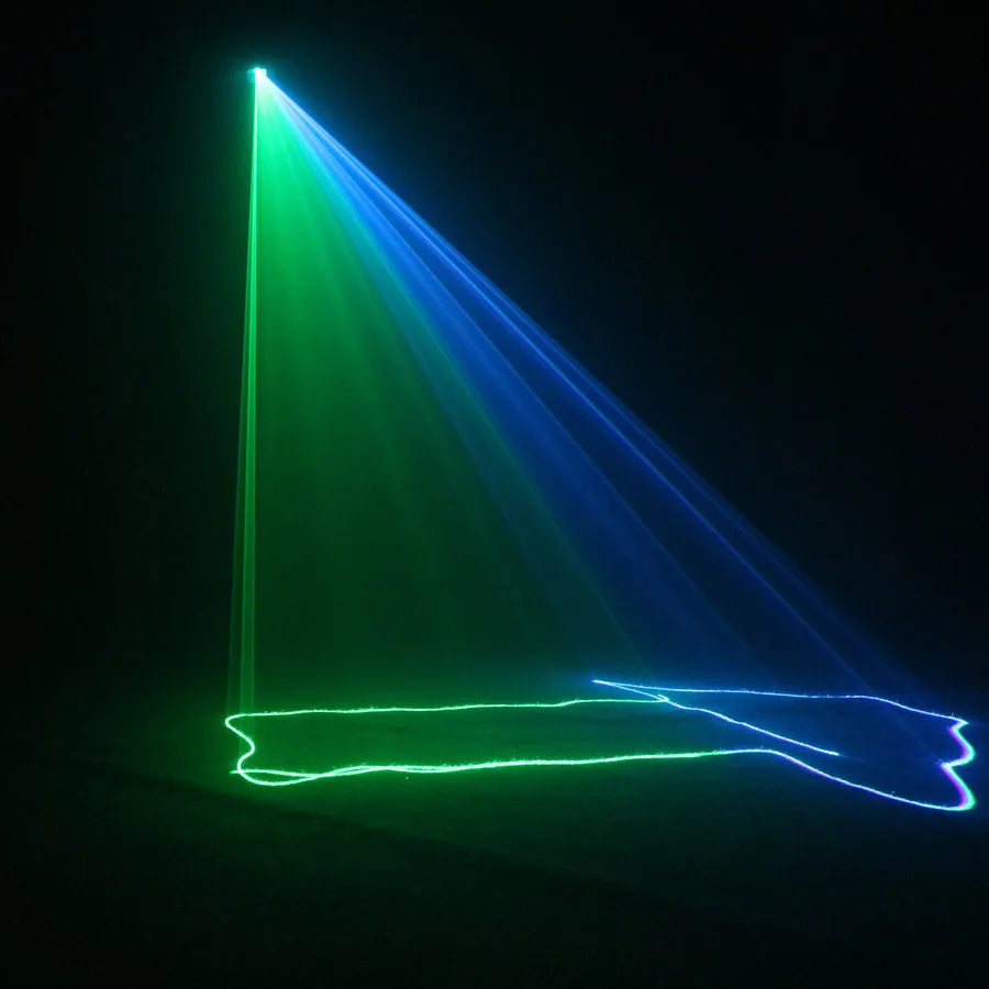 500mW RGB Laser Beam Stage Light Bar Scan Lines Effect DMX Sound DJ Dance Home Party Disco Holiday Lamp Show X1RN8