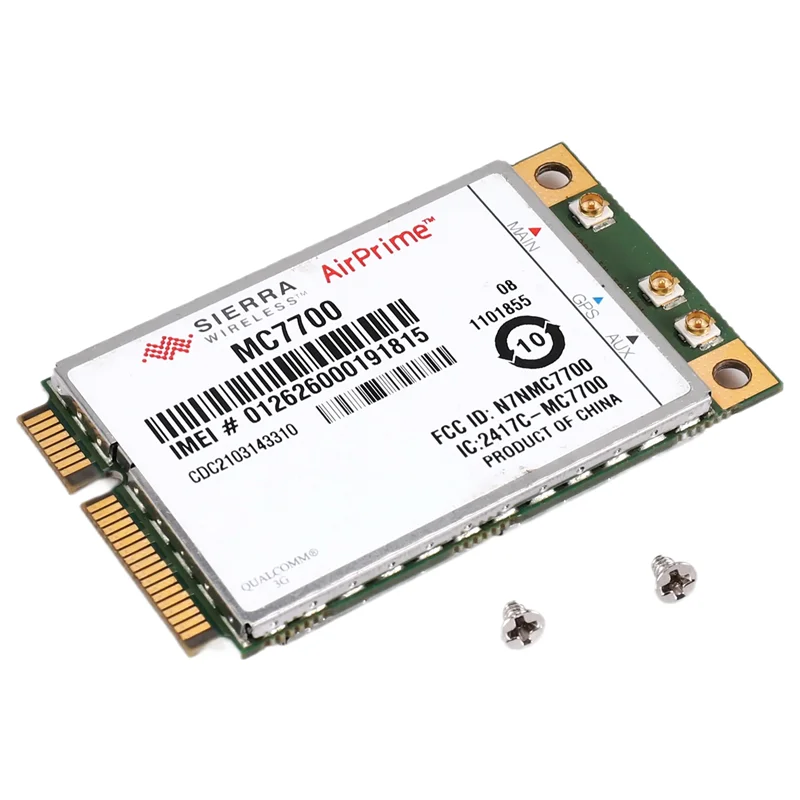 Unlocked MC7700 3G/4G WWAN Card For Sierra Airprime,100Mbps 4G/3G LTE/FDD/WCDMA/Edge GPS Module For Windows/Linux-N34R