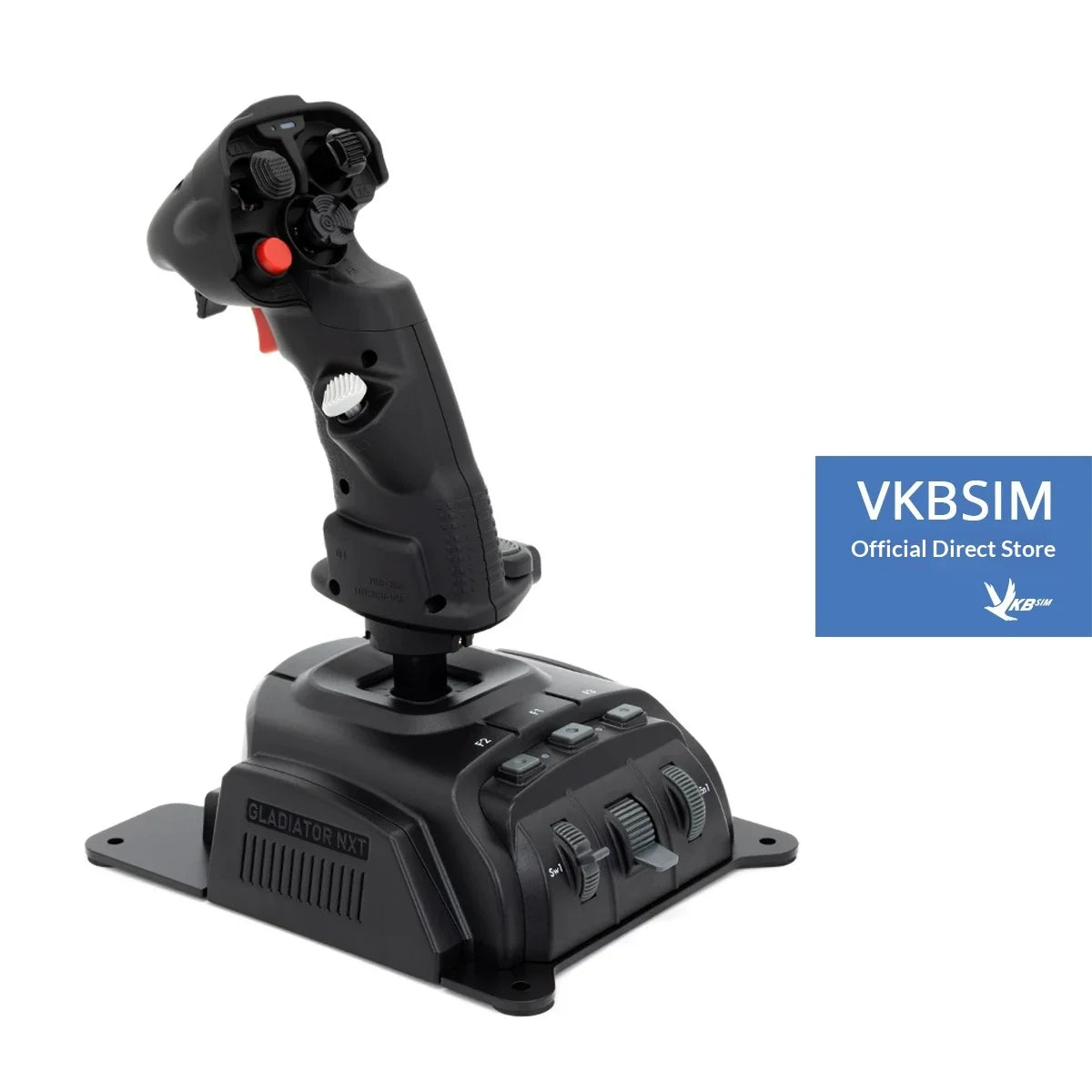 VKBSIM Gladiator NXT EVO SCG Game Rocker Programmable RGB LED Simulated  Flight Rocker Expansion Module Gladiator NXT EVO Base