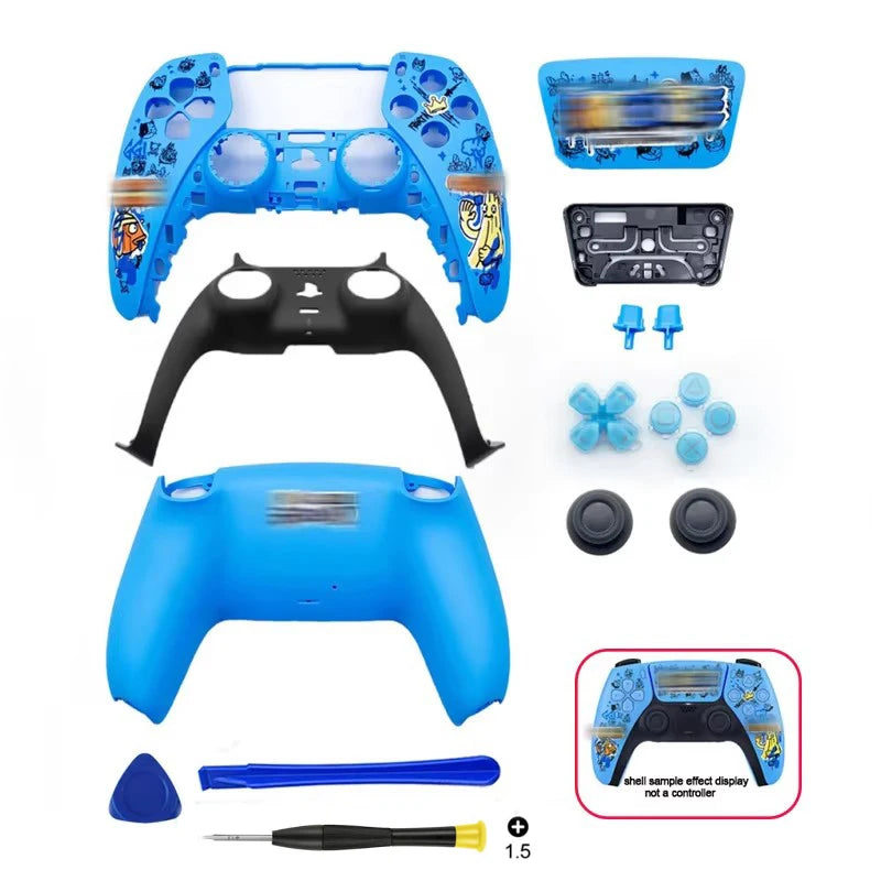 Replacement Full Housing Shell Case Cover for PS5 BDM-050 040 030 020 010 Repair Replacement Shell for PS5 Accessories