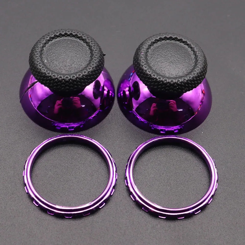 1set For PS5 V1 V2 V3 Controller Analog Accent Thumbstick Rings With 3D Analog Thumb Stick Joystick Caps Grip Game Accessories