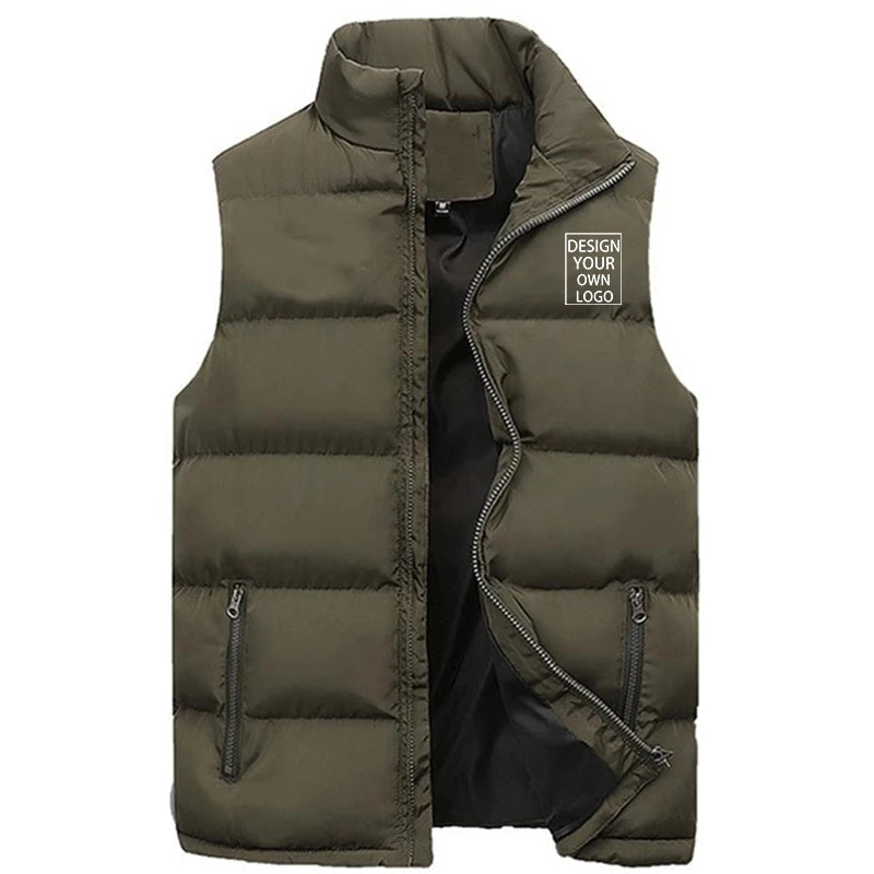 customized New Fashion Men's and Women's Windproof Sports Jackets, Sleeveless Jackets, Quality Vests
