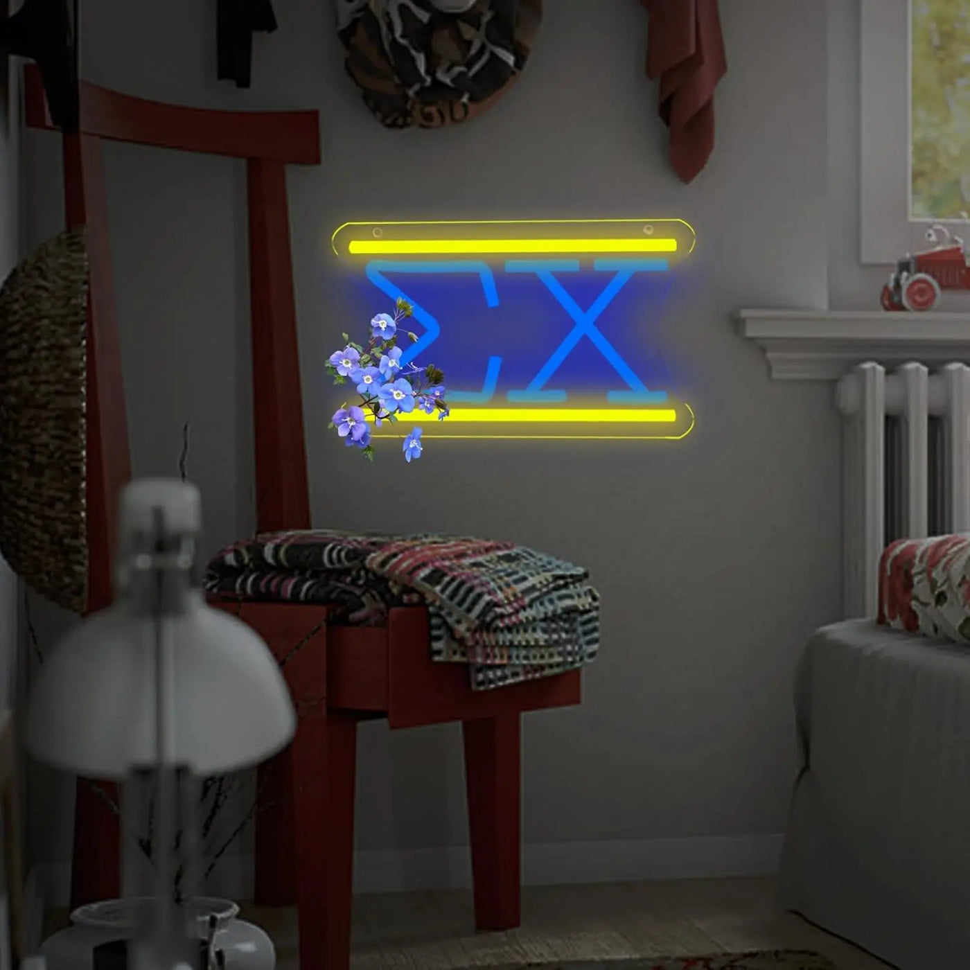 Fraternity Neon Sign EX Art Wall Light USB LED Neon Light for Home Bar Party Gaming Room Bedroom Decoration Gift Night Light