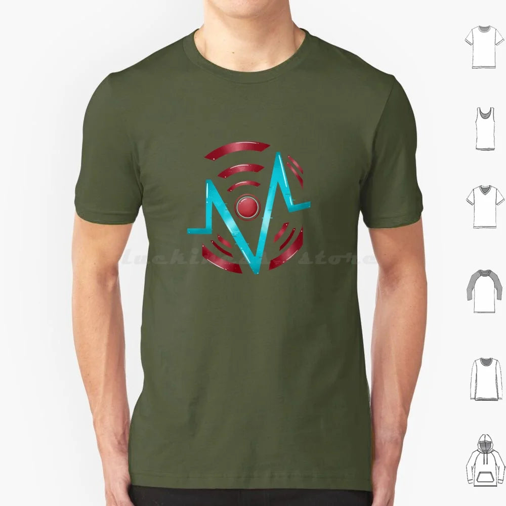 Vox Logo T Shirt Men Women Kids 6xl Vox Hazbin The Vees Velvette Vivziepop Tv Radio Demon Alastor Vox Laptop Hydro