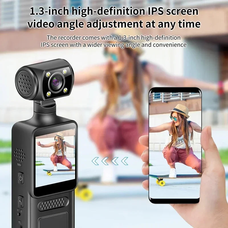VIVO Mini New Camera 8K HD Handheld Portable Digital Video Recorder Professional Anti Shake Camera Night Vision Action Camera