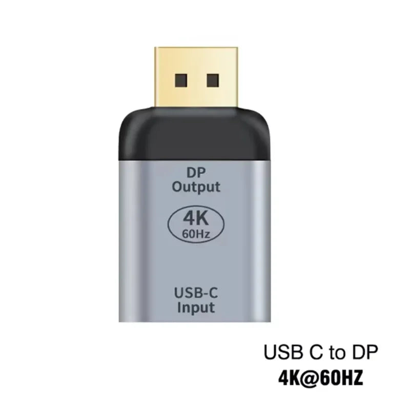USB Type C To HDMI-Compatible 8K USB C to DP DisplayPort miniDP 4K VGA Adapter For Laptop MacBook TV Box PS5 Switch iPad Galaxy