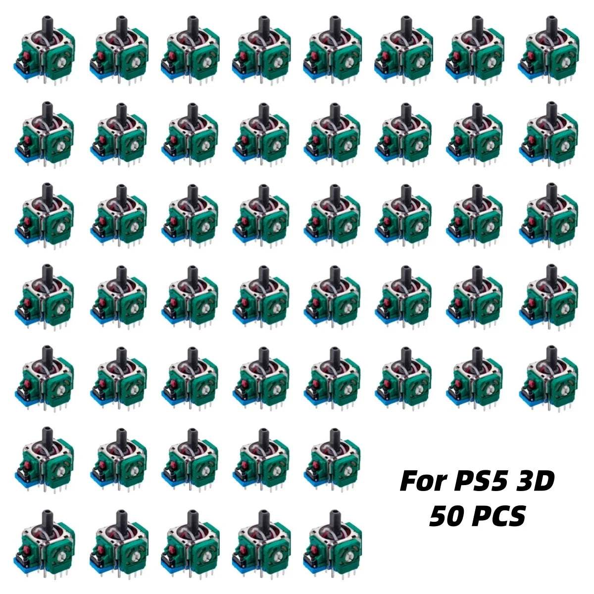 ORIGINAL 10PCS-50Pcs Replacement 3D Analog Joystick for PS5/PS4/Xbox One/Series Controller ThumbStick Repair Parts Accessory
