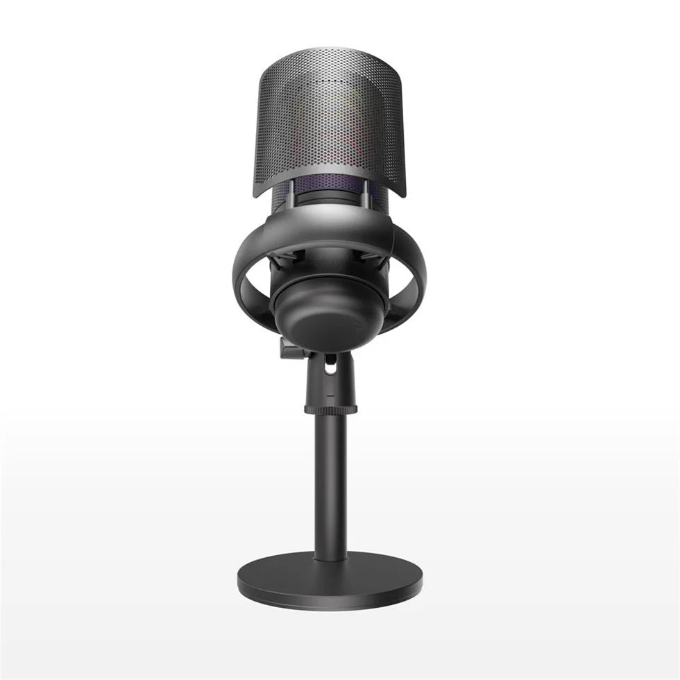 2025 ME6S Wireless Desktop Sound Card Games Microphone Video Conference Live Performance Recording Noise Cancelling Microphone