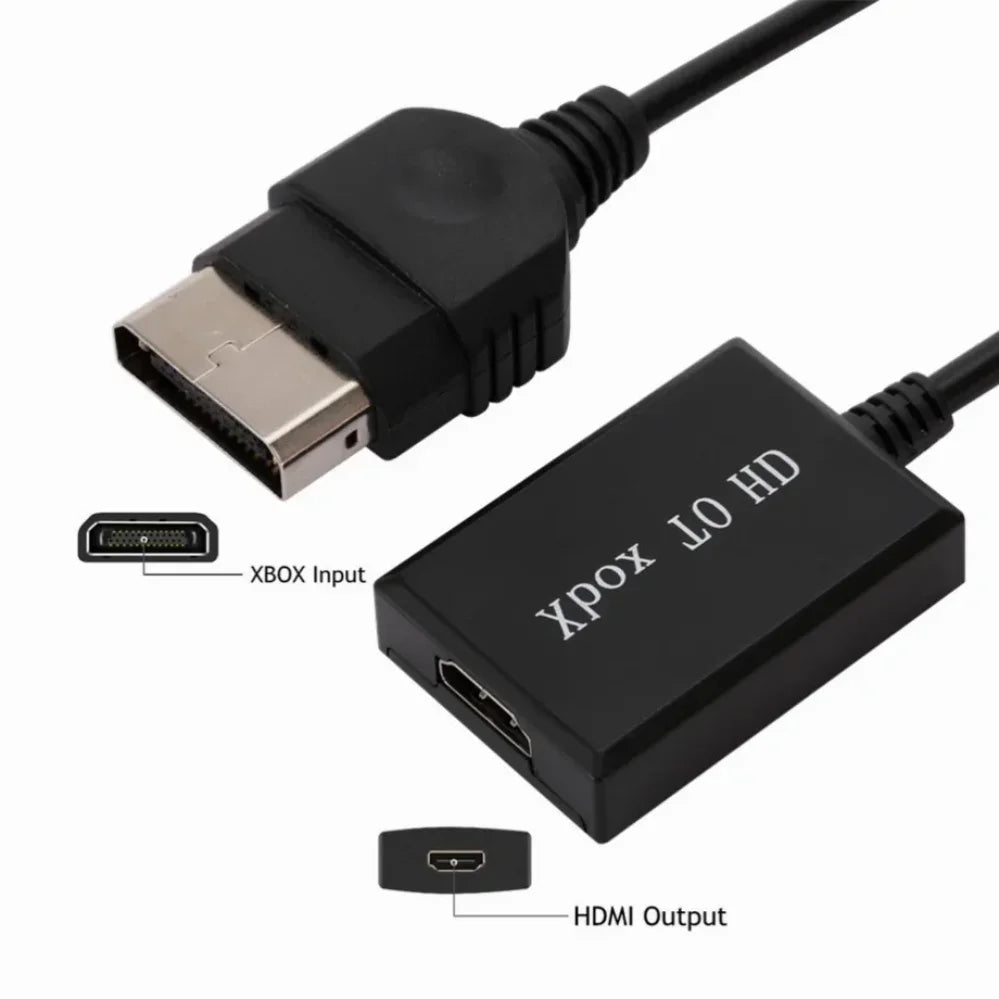 For Xbox to HDMI-compatible Video Converter Adapter HD 1080P/720P With USB Power Cable For Models Of Original Consoles