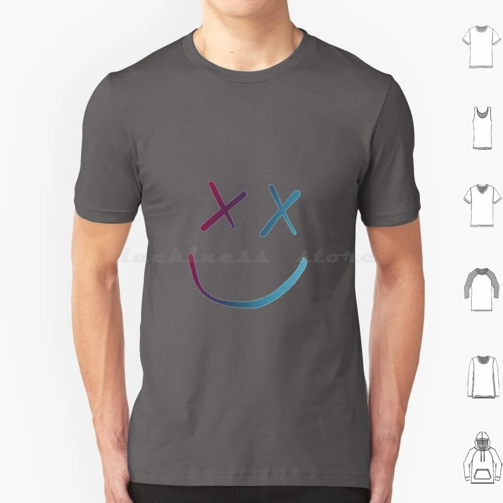 FAZE1 T Shirt Big Size 100% Cotton Rainbow Face Cool Fearless Walls Kill My Mind Purple Face Niall Horan Liam Payne Zayn Cute Laptop
