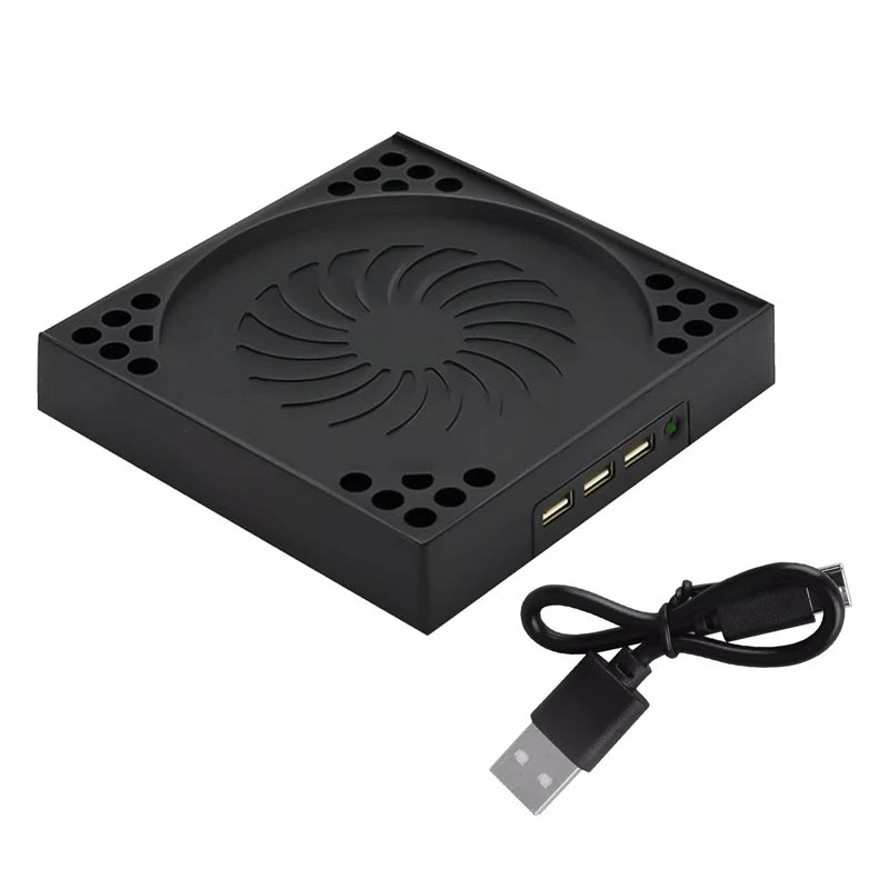 Cooling Fan For Xbox Series X With 3 USB Port Series X External Cooler Turbo Temperature Control Fan Console Standing Mount