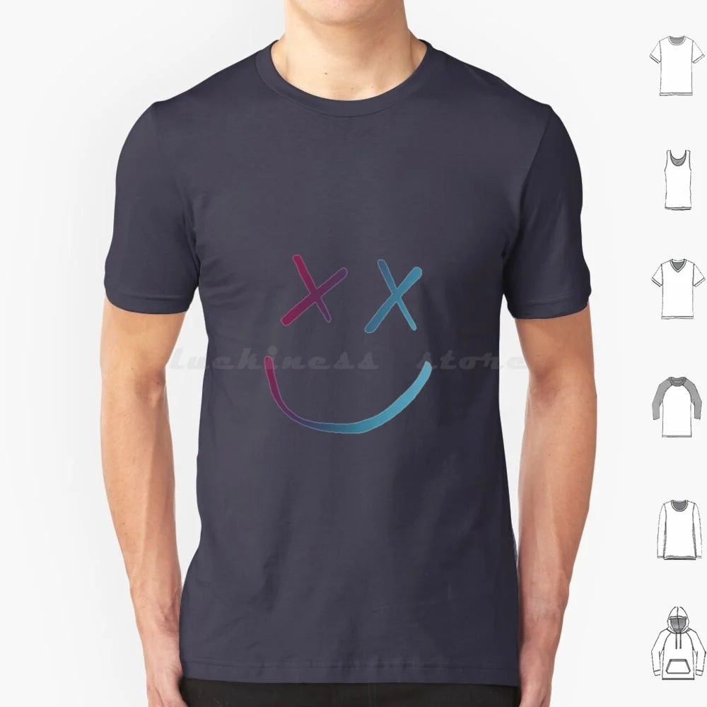 FAZE1 T Shirt Big Size 100% Cotton Rainbow Face Cool Fearless Walls Kill My Mind Purple Face Niall Horan Liam Payne Zayn Cute Laptop