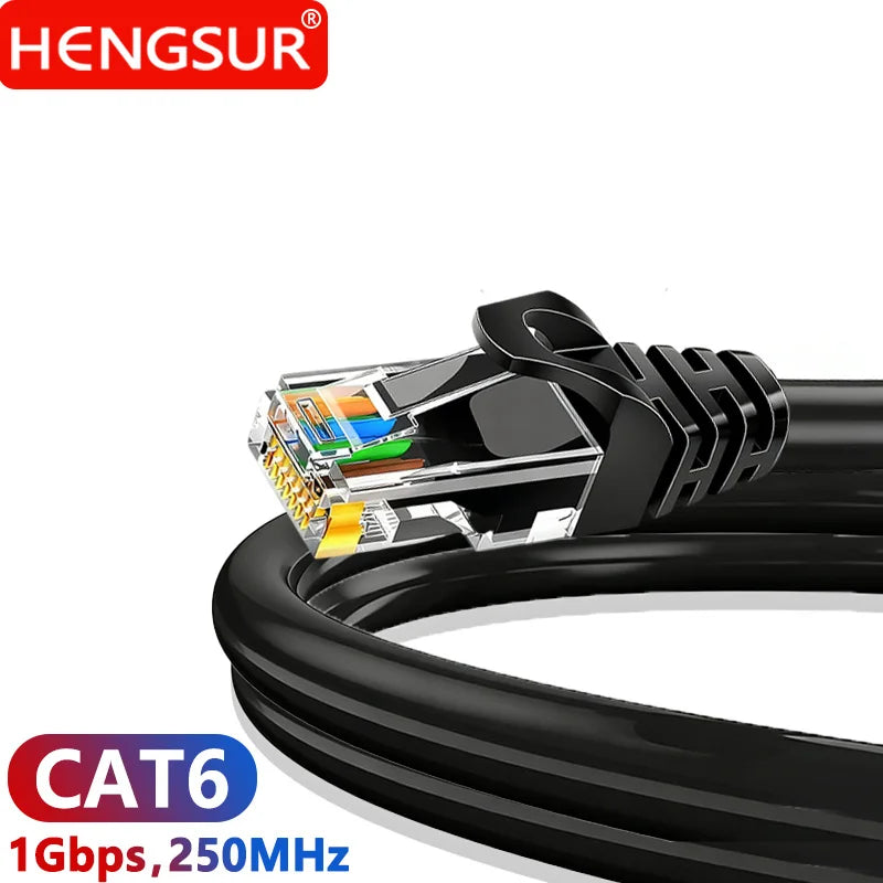 Ethernet Cable Cat6 Network Patch Lan Cable 26AWG RJ45 0.1M 0.2M Round for PS 5 Router PC Computer Internet Outdoor Cable CAT6