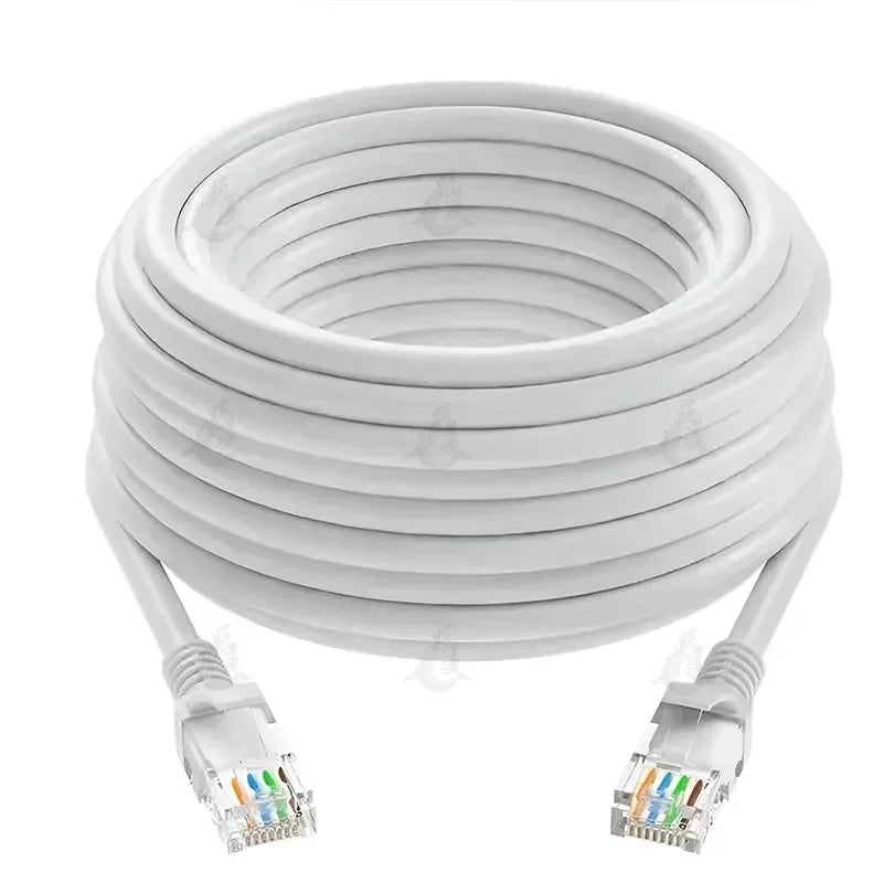20M 5M UTP Ethernet Cat 6 RJ45 Cable LAN Wire Computer Networking Modem Patch Cord RJ45 Network LAN Cord for PC PS5 PS4 PS3 Xbox