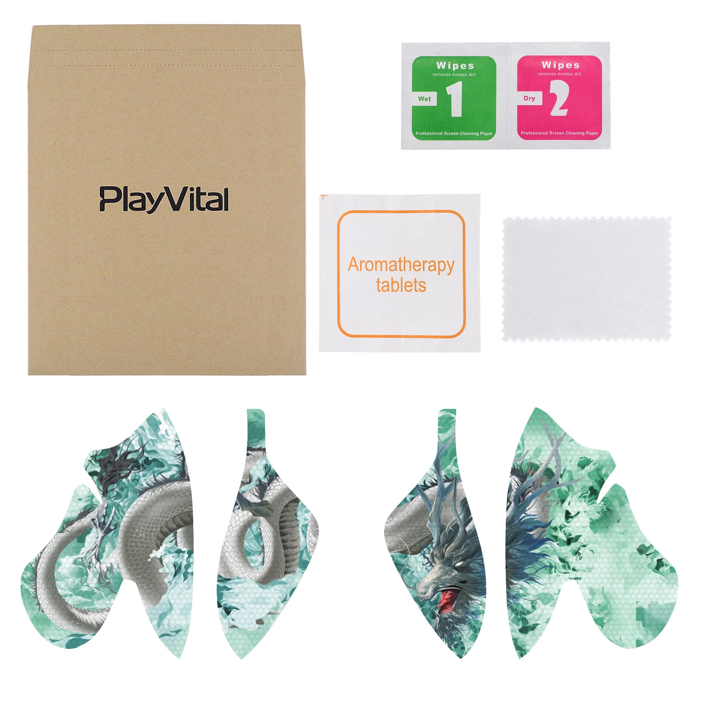 PlayVital Anti-Skid Sweat-Absorbent Controller Grip for ps5 Edge Wireless Controller Anti Sweat Protector - 8 Designs