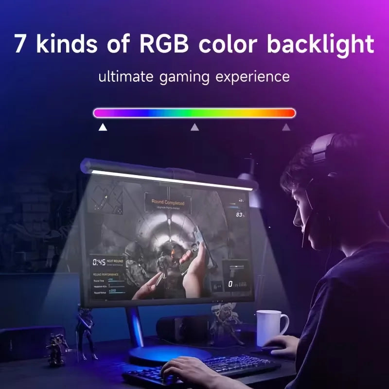 Monitor Screen Hanging Lighting Bar Computer Gaming Lights RGB CCT Led Monitor Light Bar for USB Dimmable Desk Lamp Atmosphere