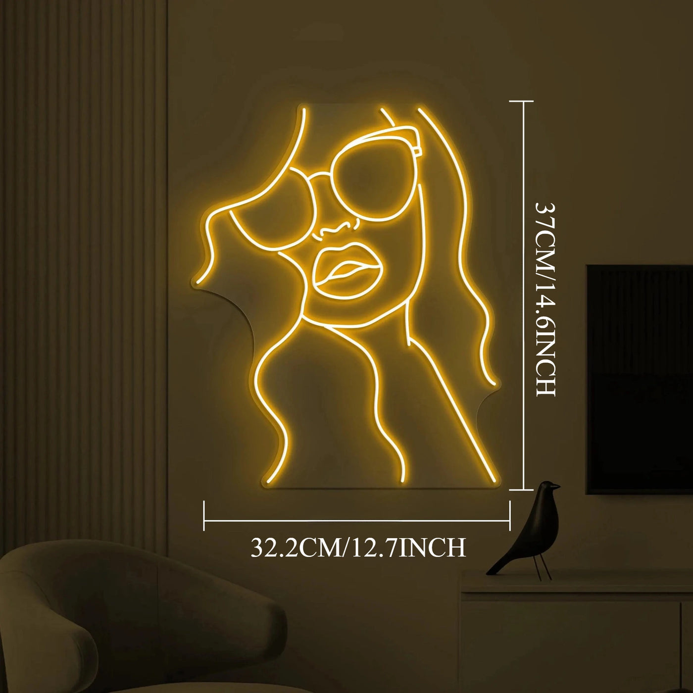 Sexy  Woman Neon Sign Art Wall Ligh  USB Led Light for Gaming Room Bar Aesthetic Bedroom Decoration neon personnalisé Gift