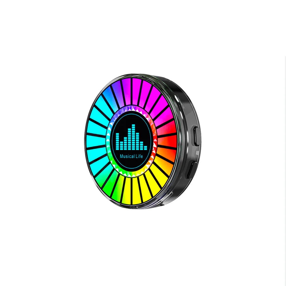 RGB LED Light Bar Music Sound Control Pickup Light Rhythm Ambient Lamp Atmosphere Night Light for Car TV Game Computer Desktop