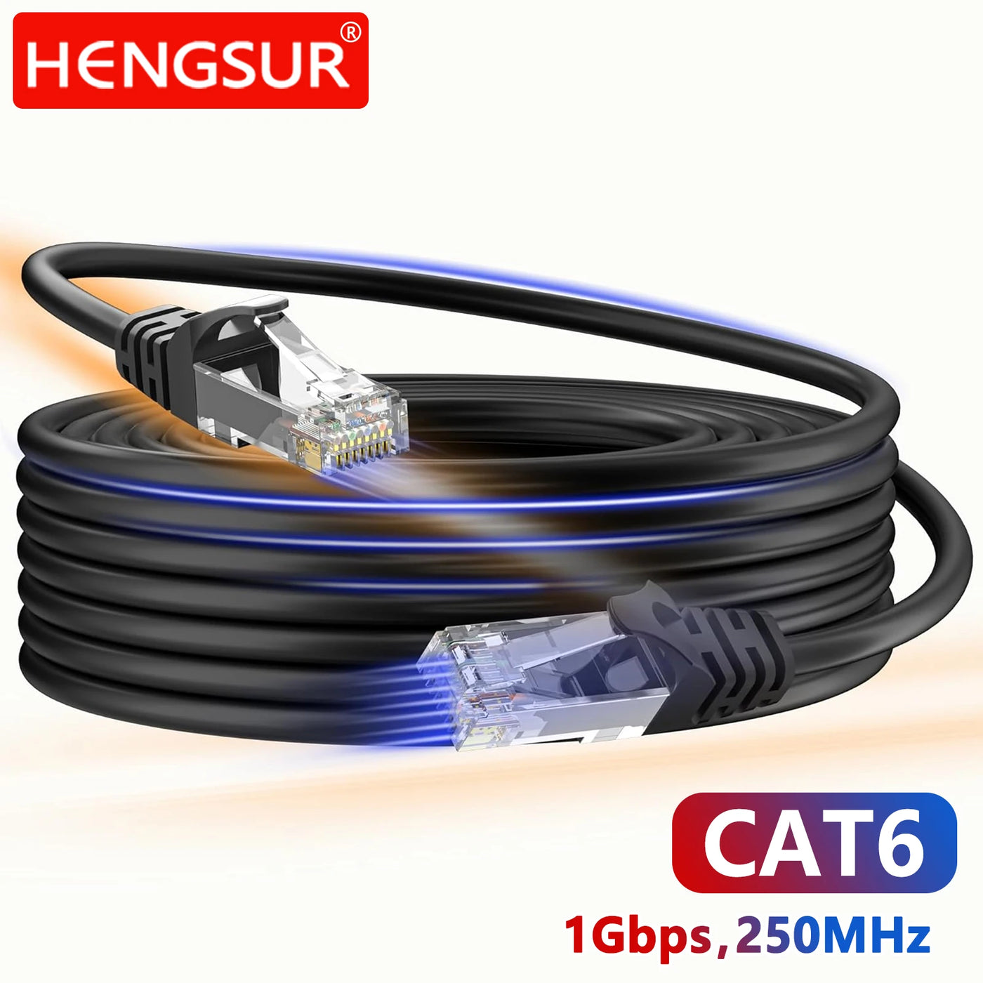 Ethernet Cable Cat6 Network Patch Lan Cable 26AWG RJ45 0.1M 0.2M Round for PS 5 Router PC Computer Internet Outdoor Cable CAT6