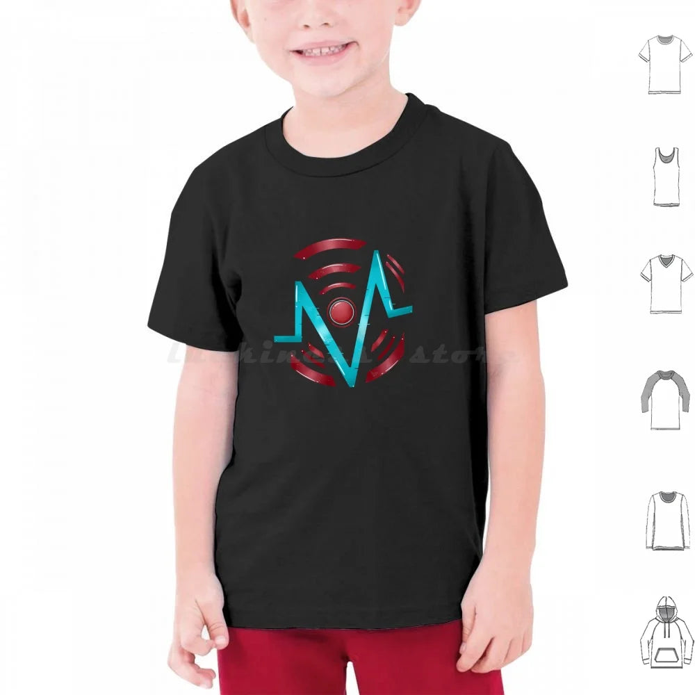 Vox Logo T Shirt Men Women Kids 6xl Vox Hazbin The Vees Velvette Vivziepop Tv Radio Demon Alastor Vox Laptop Hydro