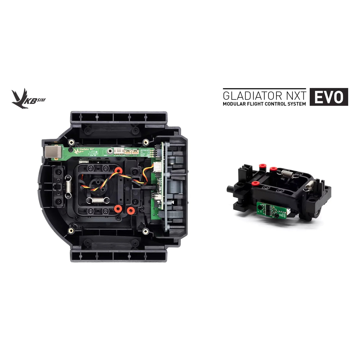VKBSIM Gladiator NXT EVO SCG Game Rocker Programmable RGB LED Simulated  Flight Rocker Expansion Module Gladiator NXT EVO Base