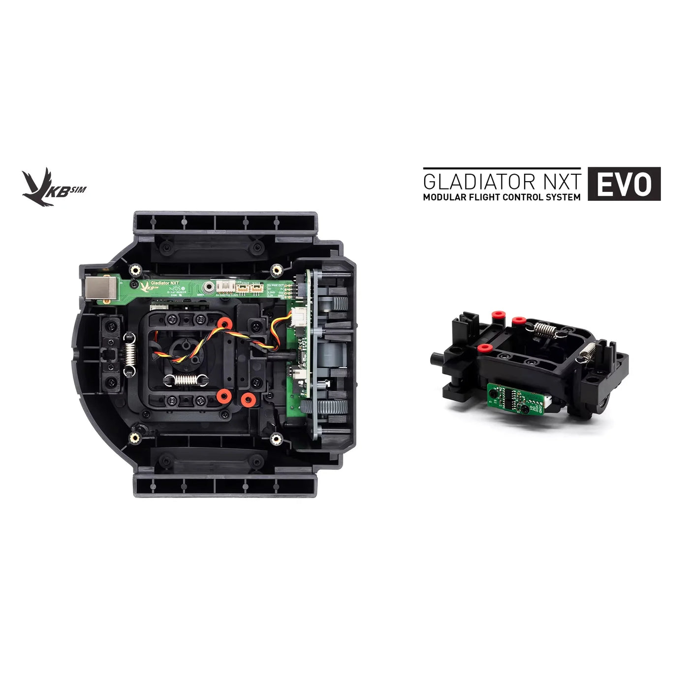 VKBSIM Gladiator NXT EVO SCG Game Rocker Programmable RGB LED Simulated  Flight Rocker Expansion Module Gladiator NXT EVO Base